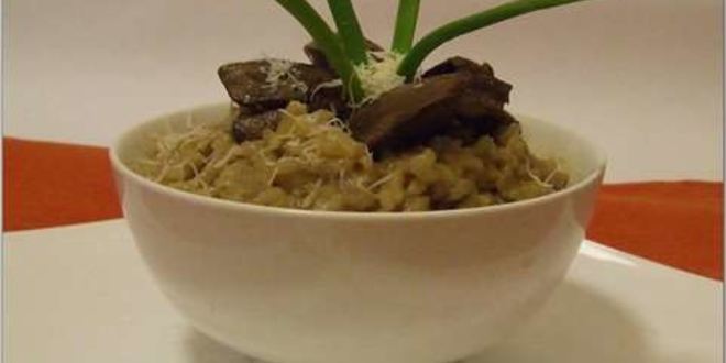 Рецепт ризотто с куриной печенью