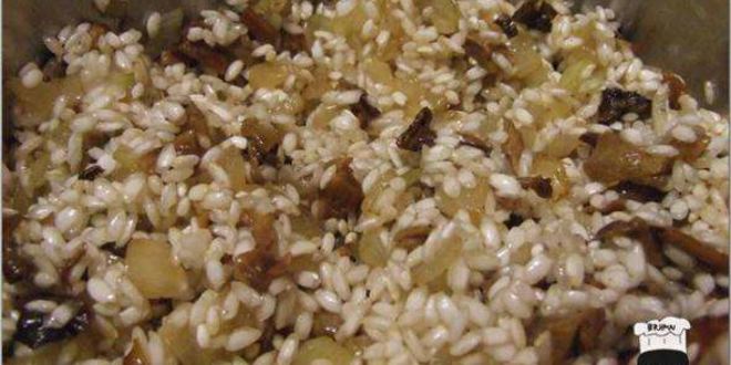 Рецепт ризотто с куриной печенью