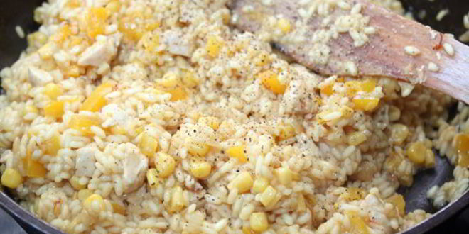 Рецепт ризотто с курицей