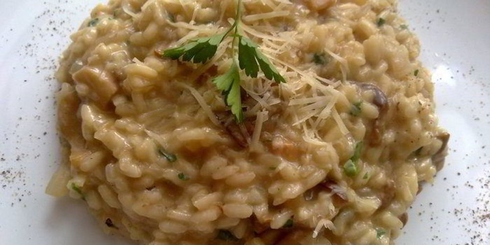 Рецепт ризотто с белыми грибами