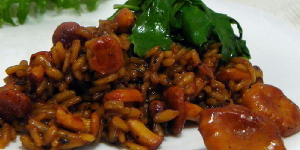 Рецепт ризотто с шампиньонами