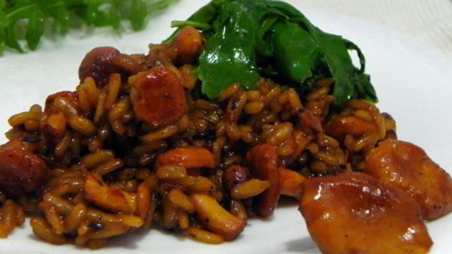 Рецепт Ризотто с лисичками