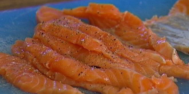 Рецепт ризотто с семгой