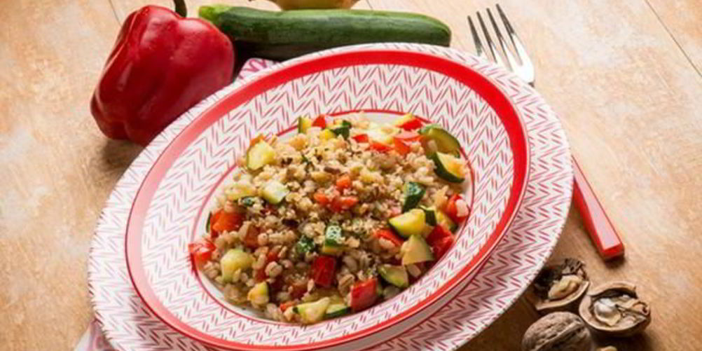 Как приготовить ризотто с цуккини и перцем