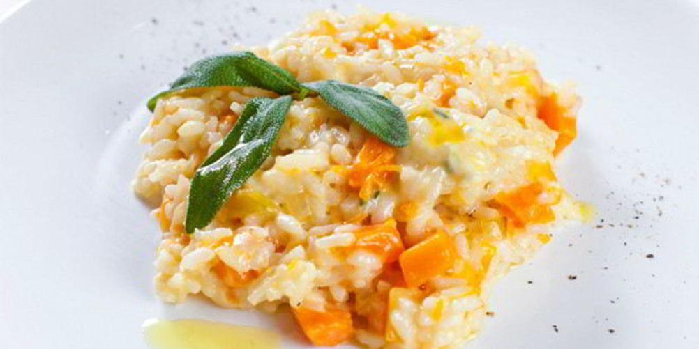 Как приготовить ризотто с тыквой и горгонзолой