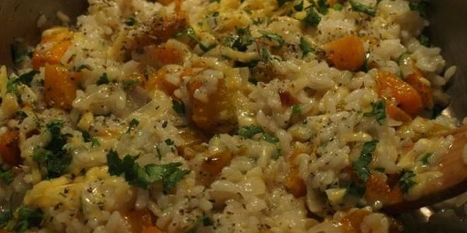 Рецепт ризотто с тыквой
