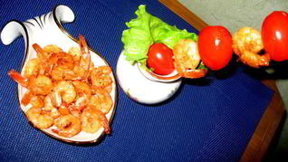 Рецепт Чесночные креветки-гриль