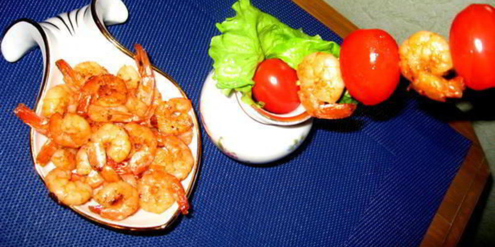 Как приготовить чесночные креветки-гриль