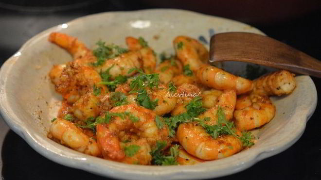 Рецепт Чесночные креветки