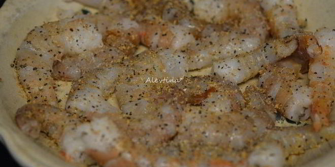 Рецепт чесночные креветки