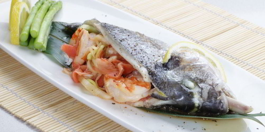 Как приготовить дорада на пару с креветками