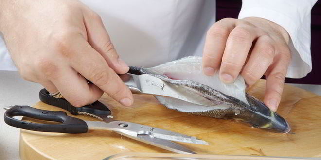 Рецепт дорада на пару с креветками