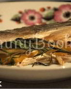 Дорадо запеченая со сметаной