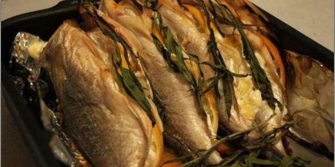 Рецепт дорадо запеченая со сметаной