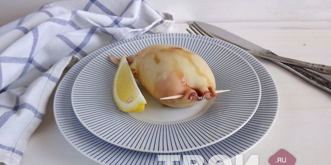 Рецепт фаршированный кальмар