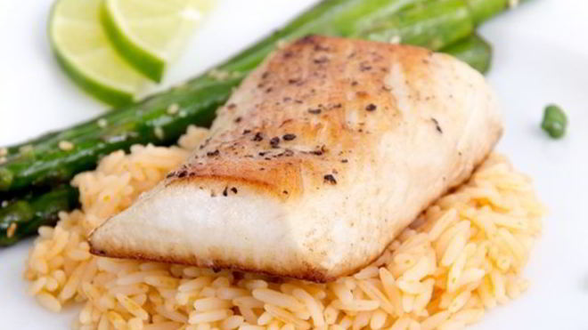 Рецепт Филе судака, тушенное с рисом