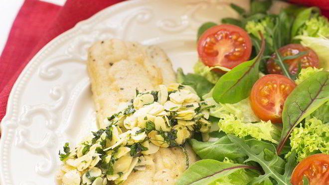 Рецепт Форель Амандин