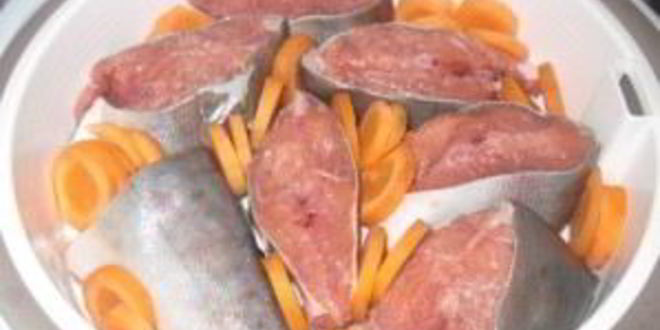 Рецепт горбуша на пару в мультиварке