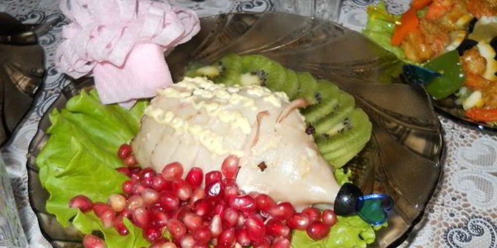 Как приготовить кальмар фаршированный