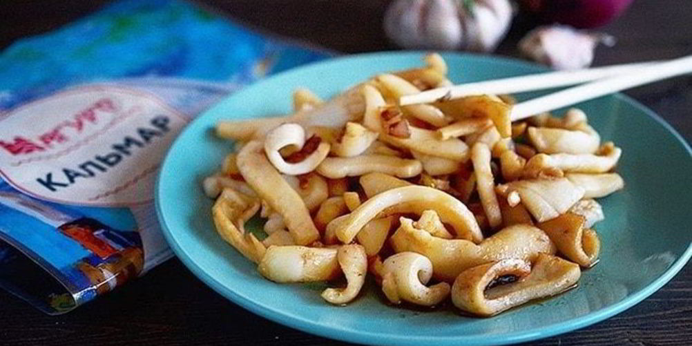 Рецепт фаршированные кальмары