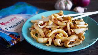 Рецепт Кальмары по-китайски