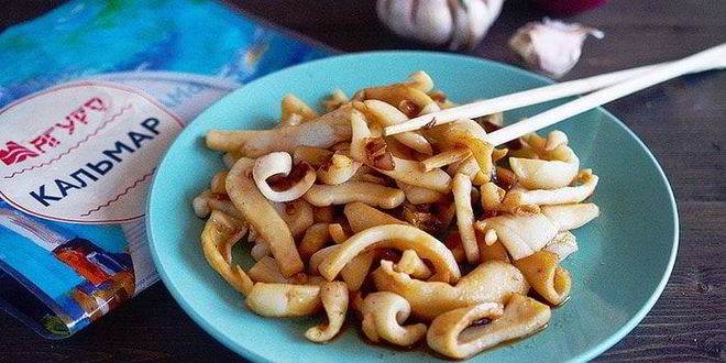 Рецепт кальмары по-китайски