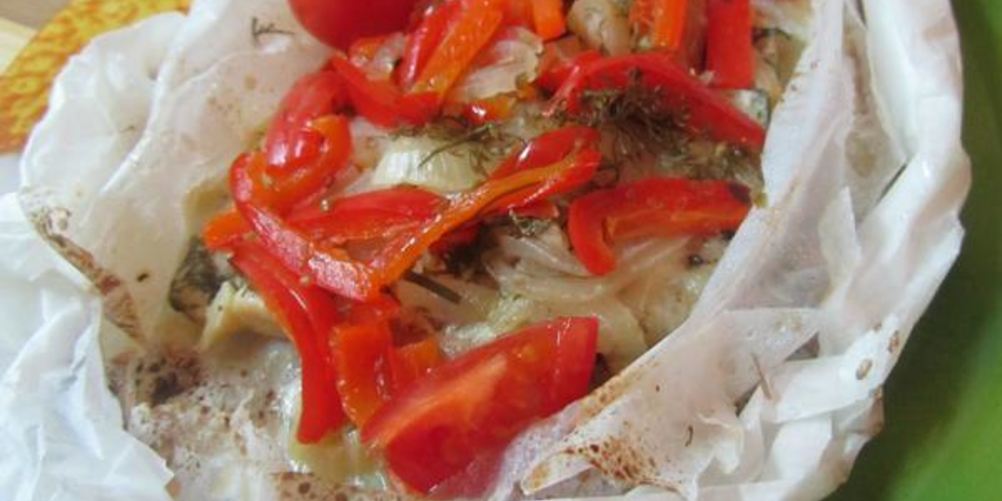 Как приготовить камбала, запеченная в пергаменте