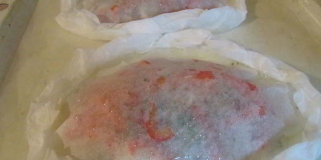 Рецепт камбала, запеченная в пергаменте