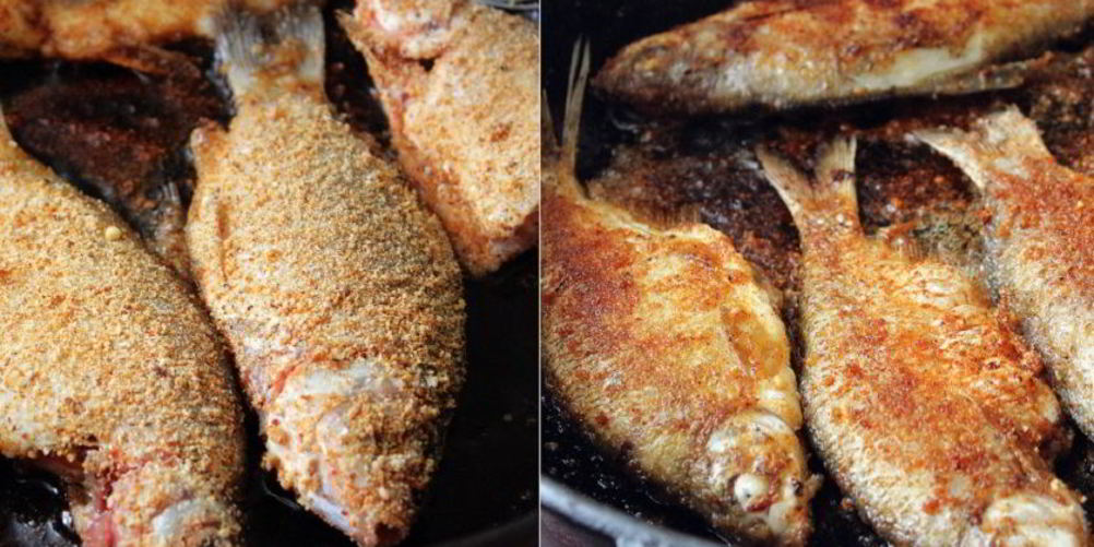 Как приготовить караси в сухарях