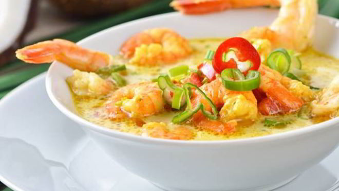 Рецепт Королевские креветки в сливочном соусе