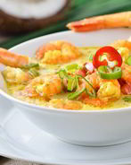 Королевские креветки в сливочном соусе