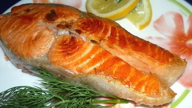 Рецепт Красная рыба на сковороде