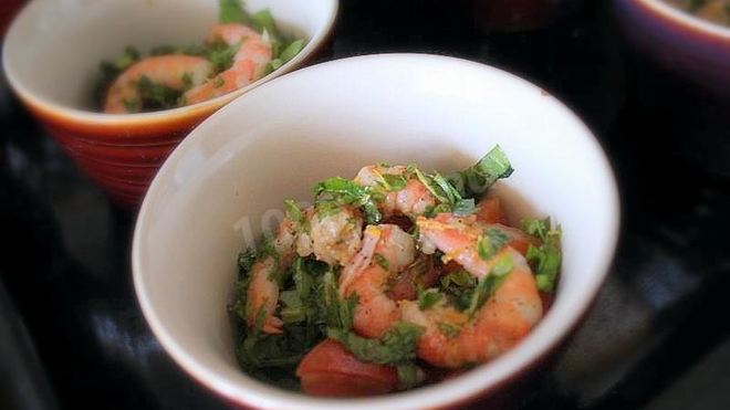 Рецепт Креветки под соусом