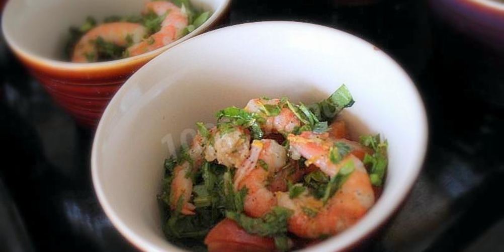 Как приготовить креветки под соусом