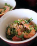 Креветки под соусом