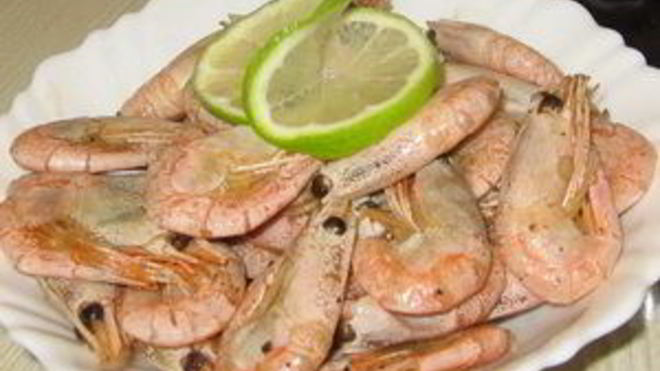 Рецепт Креветки с лимоном и соевым соусом