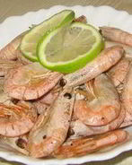 Креветки с лимоном и соевым соусом