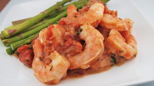 Рецепт Креветки в сливочном соусе