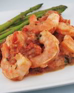 Креветки в сливочном соусе