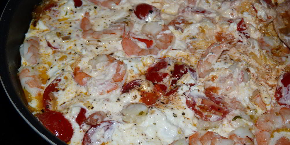 Как приготовить креветки в сметанном соусе