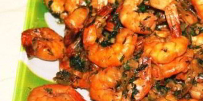 Рецепт креветки в соевом соусе с имбирем