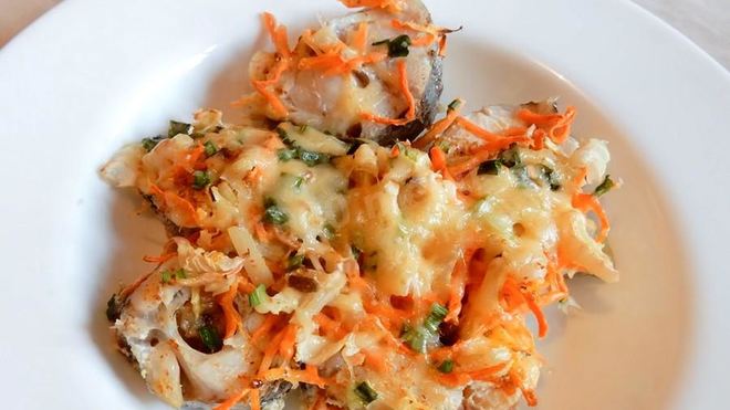 Рецепт Лимонелла запеченная под сырной корочкой