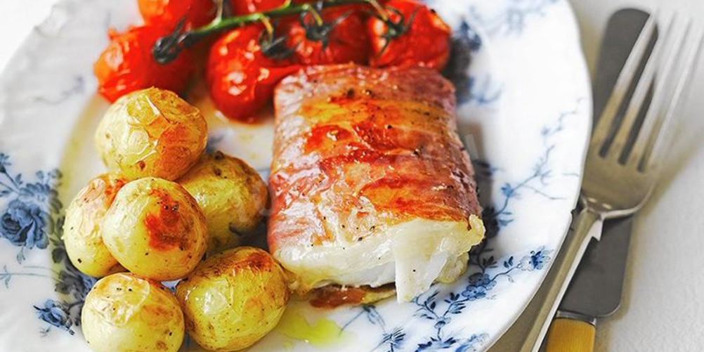 Как приготовить лимонелла запеченная с картофелем и помидорами черри