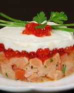 Лосось с сыром