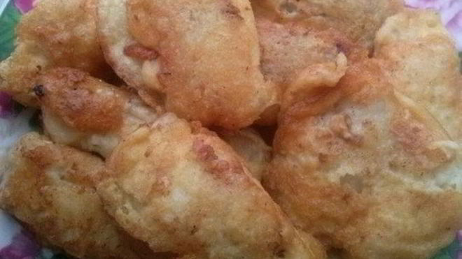 Рецепт Лосось в винном кляре