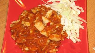 Рецепт Минтай под овощным маринадом