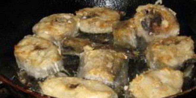 Рецепт минтай жареный с луком