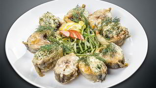 Рецепт Навага жареная под сливочным соусом