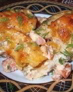 Нежная рыба по-гречески