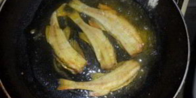 Рецепт окунь на сковороде